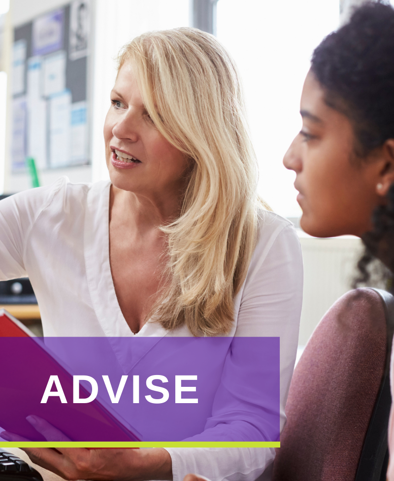 advise button link