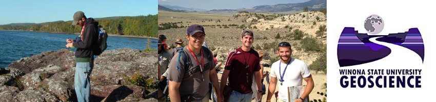 Students studying Earth Science