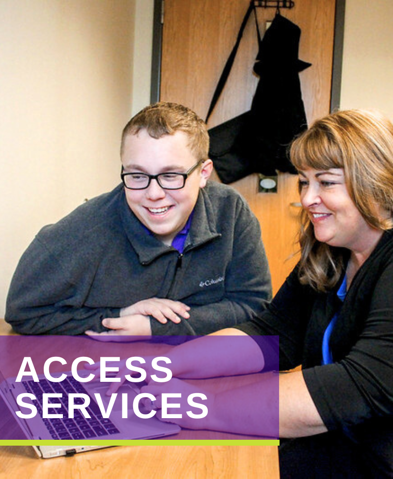 Access Services Button link