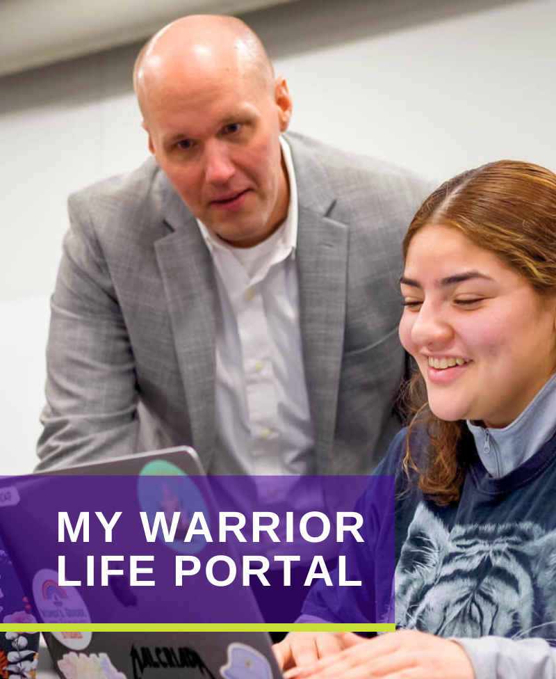 my warrior life button image link